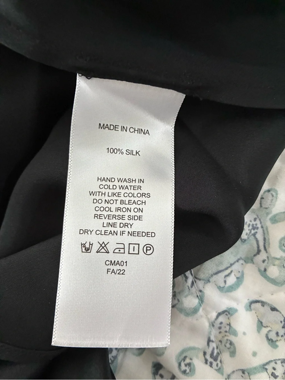 NWT Quince 100% silk Washable Silk Midi Skirt Black mulberry size XS - Picture 4 of 4